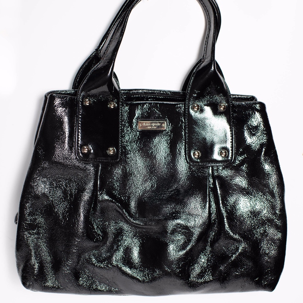 Kate Spade Black Patent Leather Tote